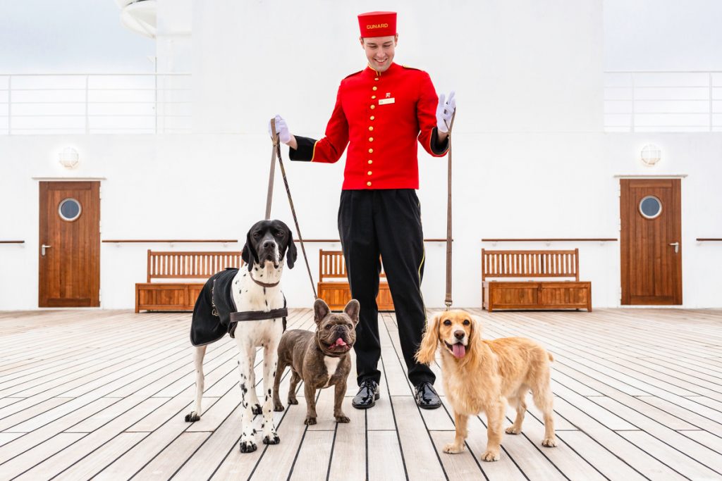 Cunard Queen Mary 2 Dogs